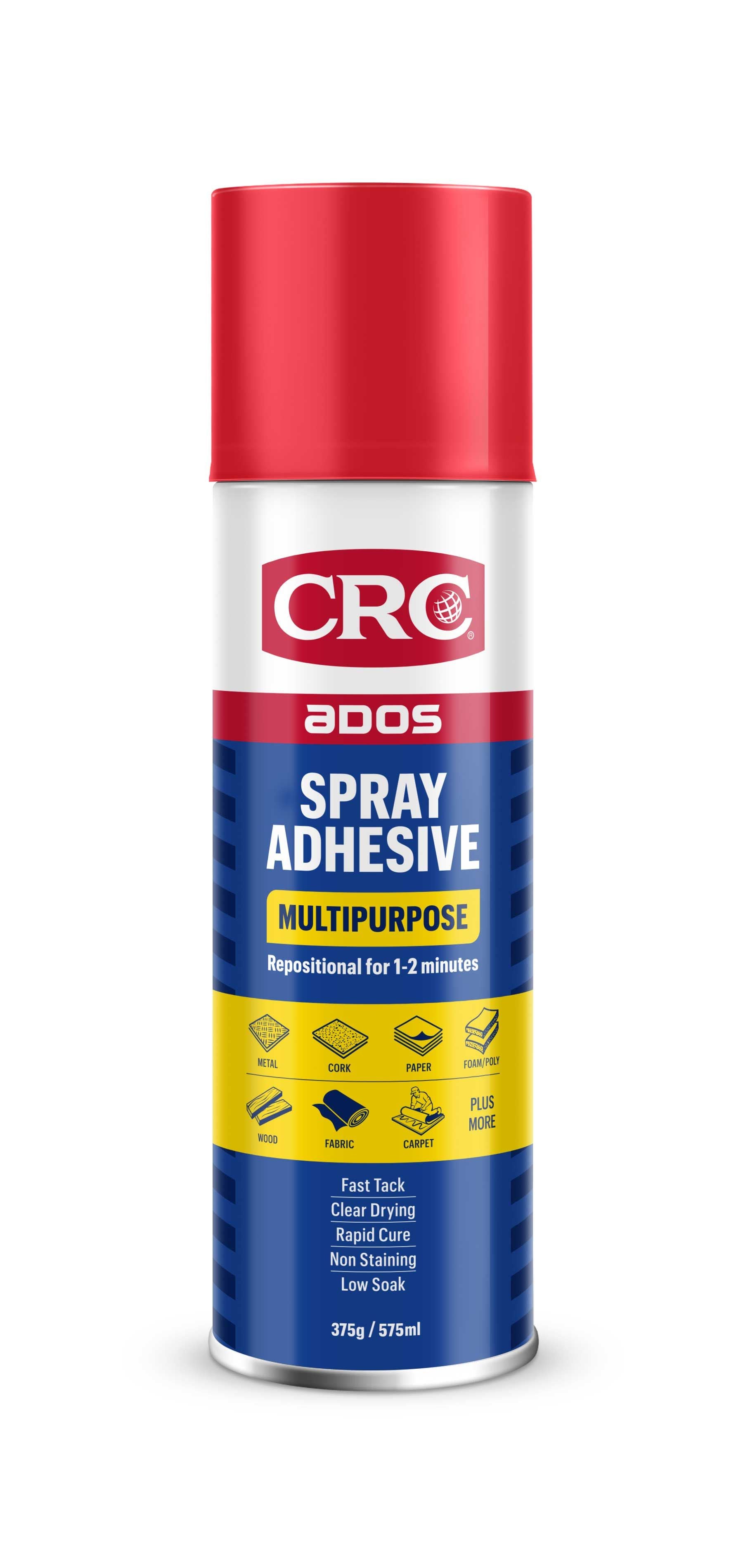 CRC Multipurpose Spray Adhesive 575ml - Action Outdoors Kiwi