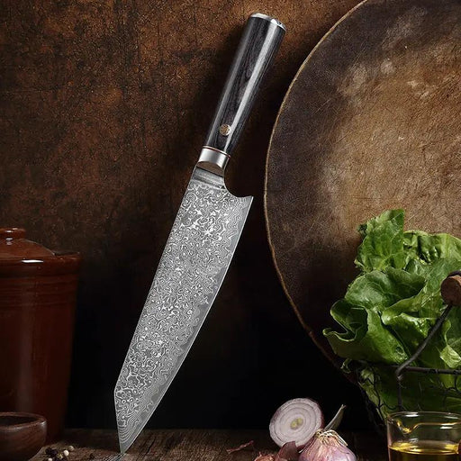 Damascus Steel Kitchen Western-style Knife Picture Color by China Dropship