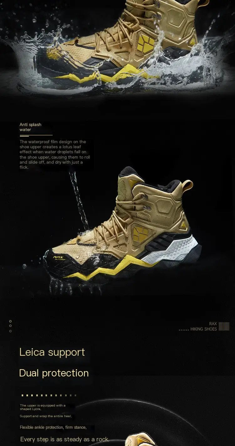 RAX Waterproof Men's Winter Hiking Boots (High-Top) by Mead's Supply & Equipment Outfitters limited