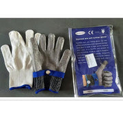 Zendrop Stainless Steel Wire Cut Resistant Safety Gloves For Industrial Use Stainless Steel Wire Cut Resistant Safety Gloves