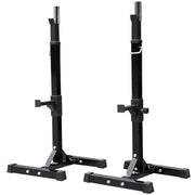 Yaheetech Pair of Adjustable Squat Rack Standard 45-70 Inch Solid Steel Squat Stand Pair of Adjustable Squat Rack Standard 45-70 Inch Solid Steel Squat Stand