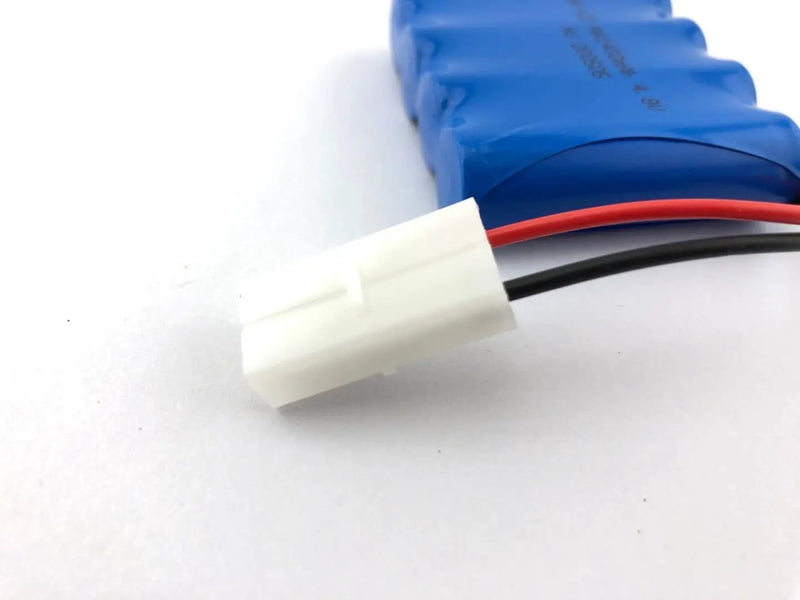 4.8V 1400mAh Rechargeable Battery for RC Car Boat White by dealonline.co.nz