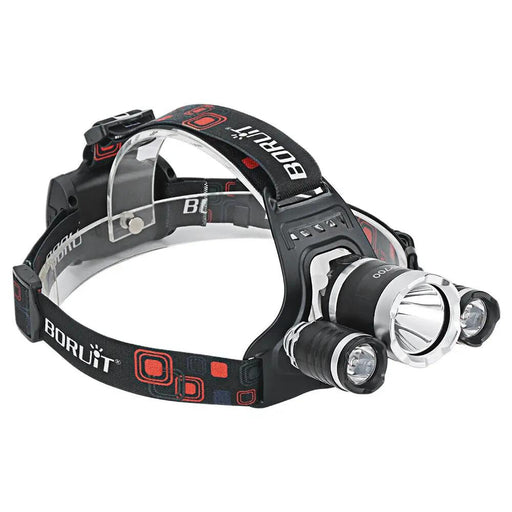 BORUiT HP700 LED Headlamp Head Torch Lamp Rechargeable Light Headlight Camping by China Dropship