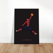 Spidey x Jordan Limited Edition by Blank Wall Print Shop