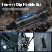 BORUIT ET28 Super Bright Led Torch Rechargeable Compact Flashlight IPX65 by China Dropship
