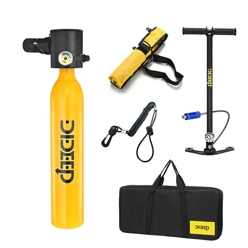 DIDEEP 0.5L Mini Oxygen Tank for Underwater Breathing by Action Outdoors Limited