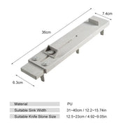 Plastic Whetstone Shelf Thickened PU Non-slip Mat Adjustable Household Sink Available Light Grey by China Dropship