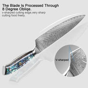 Kitchen Chef Japanese Style Seido Santoku Knife 5pcs set Precision seido by China Dropship