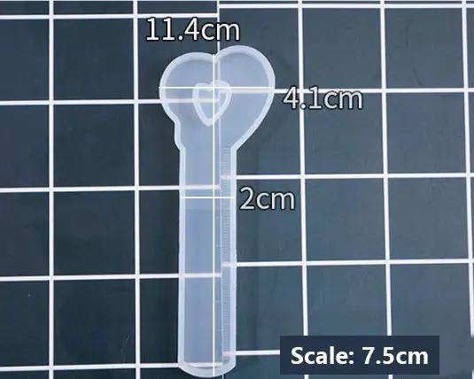 DIY Ruler Moulds Epoxy Resin Moulds Jewelry Making DIY Craft Tools - Love Heart Ruler by Resin Art NZ