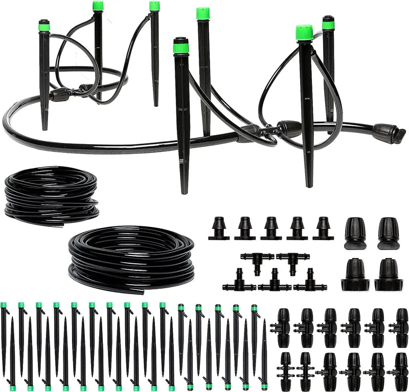 15m+15m Watering Drip Irrigation Hose Kit System by salelink.co.nz