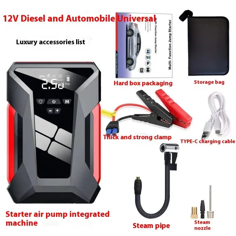 3-in-1 Car Jump Starter Power Bank with Air Compressor by Mead's Supply & Equipment Outfitters limited