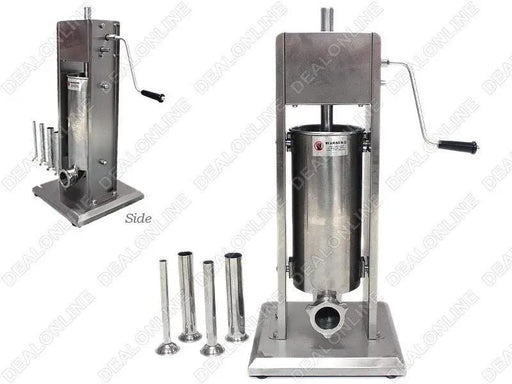 dealonline.co.nz dealonlinenz 7L Sausage Stuffer Stainless Steel Sausage Maker Machine 7L Sausage Stuffer Stainless Steel Sausage Maker Machine