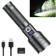LED Torch Flashlight Light Rechargeable Camping Outdoor by salelink.co.nz