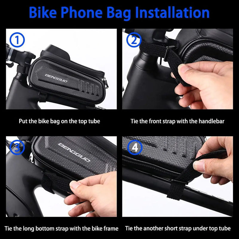 Ecotrek Bicycle Frame Bag & Cell Phone Bracket Bag TG117016 by ECOTREK