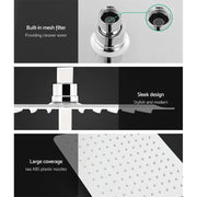 SportZone.co.nz Furniture > Bathroom > Shower Heads & Screens Cefito 10'' Rain Shower Head Set Handheld Square High Pressure Chrome Cefito 10'' Rain Shower Head Set Handheld Square High Pressure Chrome