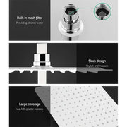 SportZone.co.nz Home & Garden > Bathroom Accessories > Shower Accessories Cefito 10'' Rain Shower Head Set Handheld Square High Pressure Twins Tap Chrome Cefito 10 Inch Rain Shower Head Set With Handheld