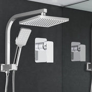 SportZone.co.nz Home & Garden > Bathroom Accessories Cefito 8'' Rain Shower Head Set Handheld Square High Pressure Mixer Tap Chrome Cefito 8'' Rain Shower Head Set Handheld Square High Pressure Mixer Tap Chrome