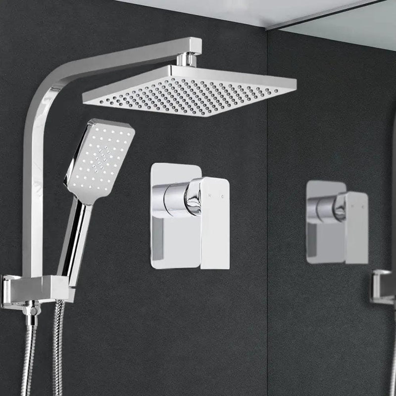 SportZone.co.nz Home & Garden > Bathroom Accessories Cefito 8'' Rain Shower Head Set Handheld Square High Pressure Mixer Tap Chrome Cefito 8'' Rain Shower Head Set Handheld Square High Pressure Mixer Tap Chrome