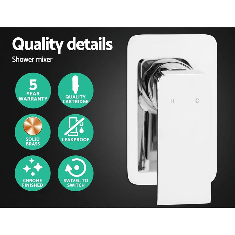 SportZone.co.nz Home & Garden > Bathroom Accessories Cefito 8'' Rain Shower Head Set Handheld Square High Pressure Mixer Tap Chrome Cefito 8'' Rain Shower Head Set Handheld Square High Pressure Mixer Tap Chrome