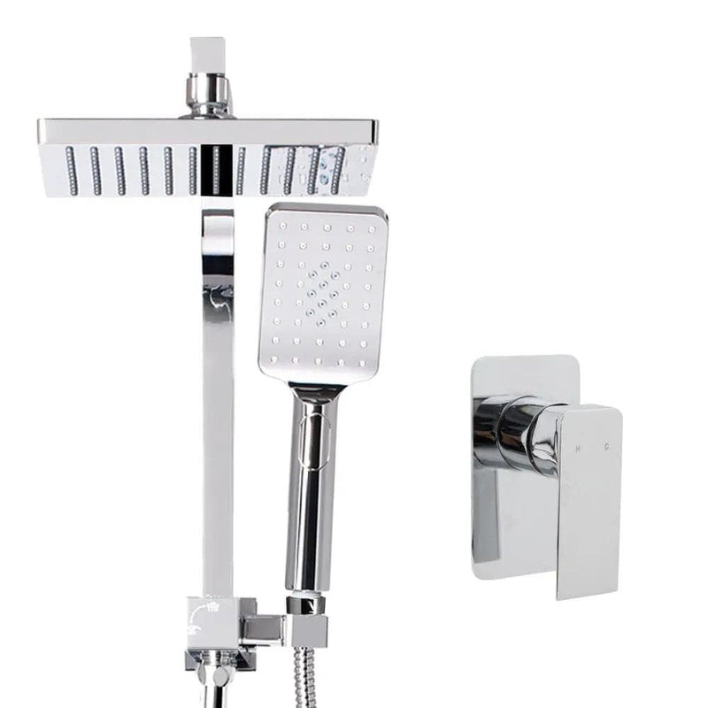 SportZone.co.nz Home & Garden > Bathroom Accessories Cefito 8'' Rain Shower Head Set Handheld Square High Pressure Mixer Tap Chrome Cefito 8'' Rain Shower Head Set Handheld Square High Pressure Mixer Tap Chrome