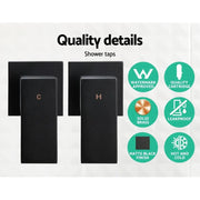 SportZone.co.nz Home & Garden > Bathroom Accessories Cefito 8'' Rain Shower Head Set Handheld Square High Pressure Twins Tap Black Cefito 8'' Rain Shower Head Set Handheld Square High Pressure Twins Tap Black
