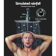 SportZone.co.nz Home & Garden > Bathroom Accessories > Shower Accessories Cefito 9'' Rain Shower Head Set Handheld Round High Pressure Mixer Tap Black Cefito 9'' Rain Shower Head Set Handheld Round High Pressure Mixer Tap Black