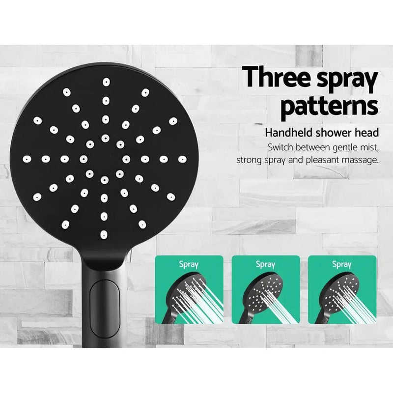 SportZone.co.nz Home & Garden > Bathroom Accessories > Shower Accessories Cefito 9'' Rain Shower Head Set Handheld Round High Pressure Mixer Tap Black Cefito 9'' Rain Shower Head Set Handheld Round High Pressure Mixer Tap Black