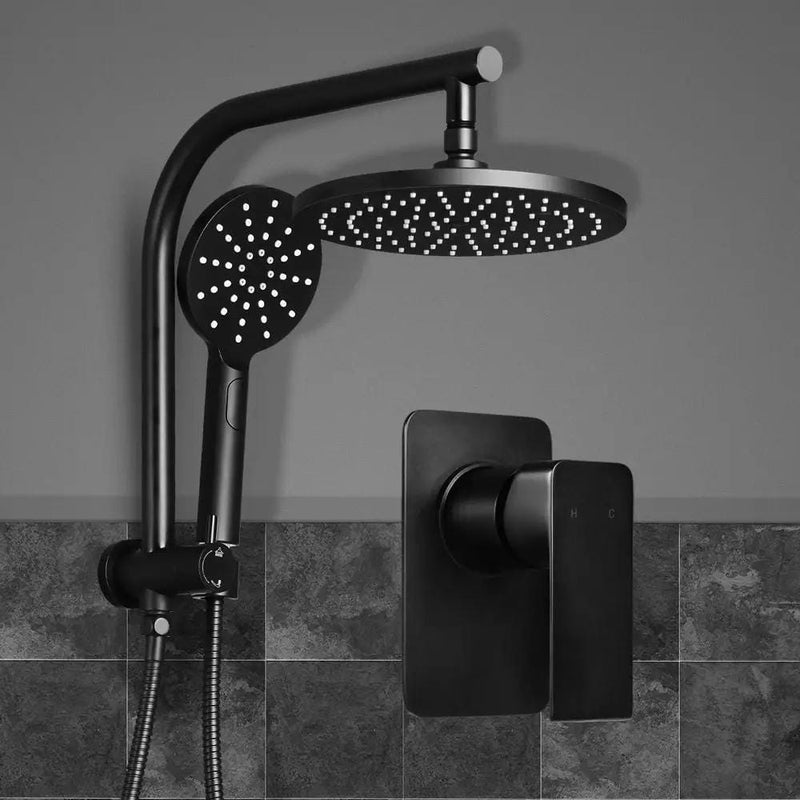SportZone.co.nz Home & Garden > Bathroom Accessories > Shower Accessories Cefito 9'' Rain Shower Head Set Handheld Round High Pressure Mixer Tap Black Cefito 9'' Rain Shower Head Set Handheld Round High Pressure Mixer Tap Black