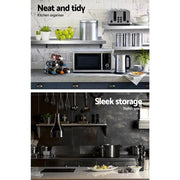 Cefito 900mm Stainless Steel Kitchen Wall Shelf Mounted Rack by SportZone.co.nz