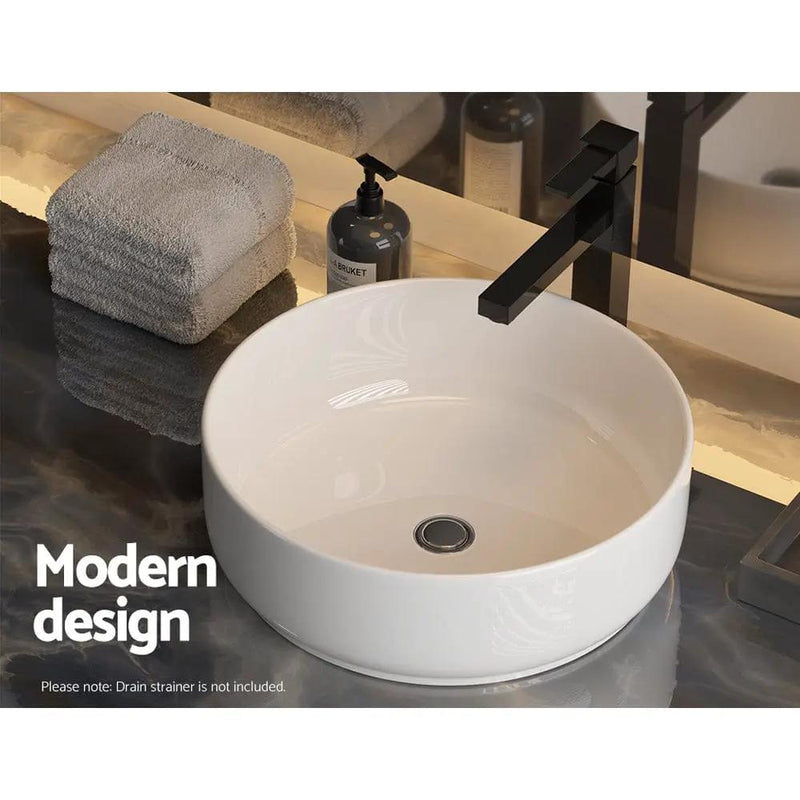 SportZone.co.nz Home & Garden > DIY Cefito Bathroom Basin Ceramic Vanity Sink Hand Wash Bowl 35x12cm Cefito Bathroom Basin Ceramic Vanity Sink Hand Wash Bowl 35x12cm