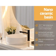 SportZone.co.nz Home & Garden > DIY Cefito Bathroom Basin Ceramic Vanity Sink Hand Wash Bowl 35x12cm Cefito Bathroom Basin Ceramic Vanity Sink Hand Wash Bowl 35x12cm