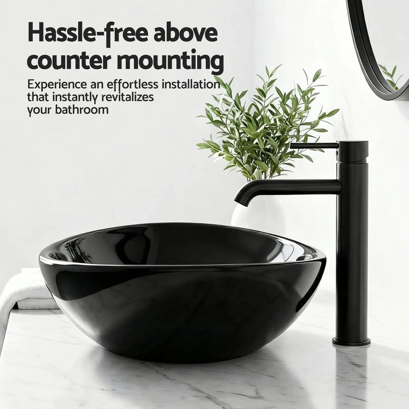 SportZone.co.nz Furniture > Bathroom > Sinks Cefito Bathroom Basin Ceramic Vanity Sink Hand Wash Bowl 41x34cm Cefito Bathroom Basin Ceramic Vanity Sink Hand Wash Bowl 41x34cm