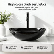 SportZone.co.nz Furniture > Bathroom > Sinks Cefito Bathroom Basin Ceramic Vanity Sink Hand Wash Bowl 41x34cm Cefito Bathroom Basin Ceramic Vanity Sink Hand Wash Bowl 41x34cm