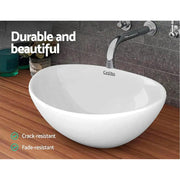 Cefito Bathroom Basin Ceramic Vanity Sink Hand Wash Bowl 41x34cm by SportZone.co.nz
