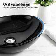 SportZone.co.nz Furniture > Bathroom > Sinks Cefito Bathroom Basin Ceramic Vanity Sink Hand Wash Bowl 41x34cm Cefito Bathroom Basin Ceramic Vanity Sink Hand Wash Bowl 41x34cm