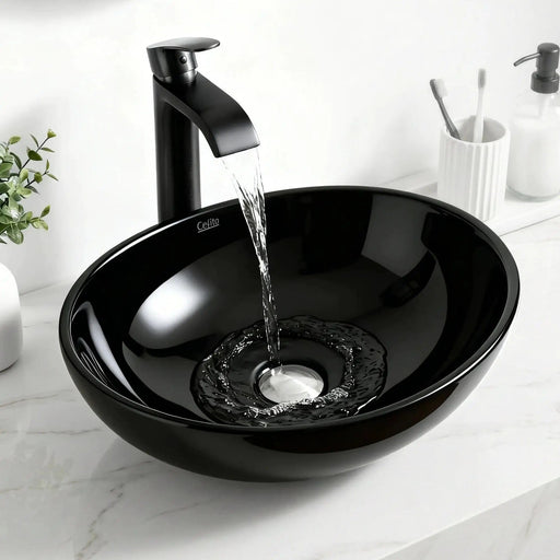 SportZone.co.nz Furniture > Bathroom > Sinks Cefito Bathroom Basin Ceramic Vanity Sink Hand Wash Bowl 41x34cm Cefito Bathroom Basin Ceramic Vanity Sink Hand Wash Bowl 41x34cm