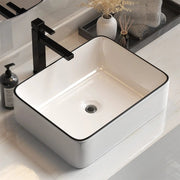 SportZone.co.nz Furniture > Bathroom > Sinks Cefito Bathroom Basin Ceramic Vanity Sink Hand Wash Bowl Above Counter 48x37cm Cefito Bathroom Basin Ceramic Vanity Sink Hand Wash Bowl Above Counter 48x37cm