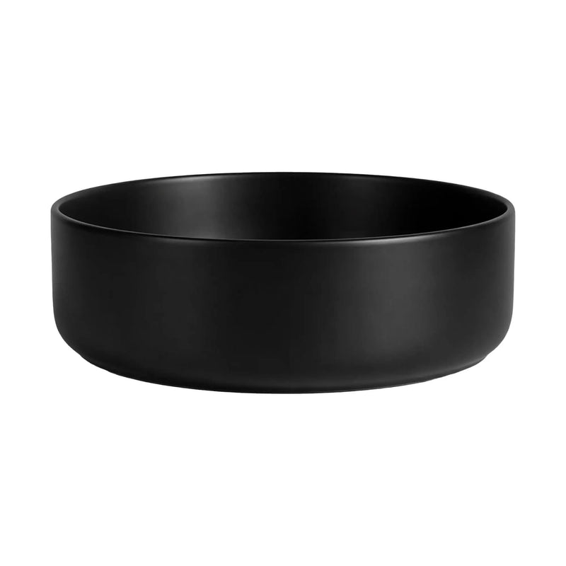 SportZone.co.nz Furniture > Bathroom > Sinks Cefito Bathroom Basin Ceramic Vanity Sink Vessel Bowl Wash Matte Black Round Countertop Cefito Bathroom Basin Ceramic Vanity Sink Vessel Bowl Wash Matte Black Round Countertop