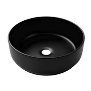 SportZone.co.nz Furniture > Bathroom > Sinks Cefito Bathroom Basin Ceramic Vanity Sink Vessel Bowl Wash Matte Black Round Countertop Cefito Bathroom Basin Ceramic Vanity Sink Vessel Bowl Wash Matte Black Round Countertop