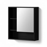 SportZone.co.nz Furniture > Bathroom > Bathroom Cabinets, Cupboards & Storage Cefito Bathroom Mirror Cabinet Mirrored Medicine Adjustable Shelf Wall Mounted 560mm Black Cefito Bathroom Mirror Cabinet Mirrored Medicine Adjustable Shelf Wall Mounted 560mm Black