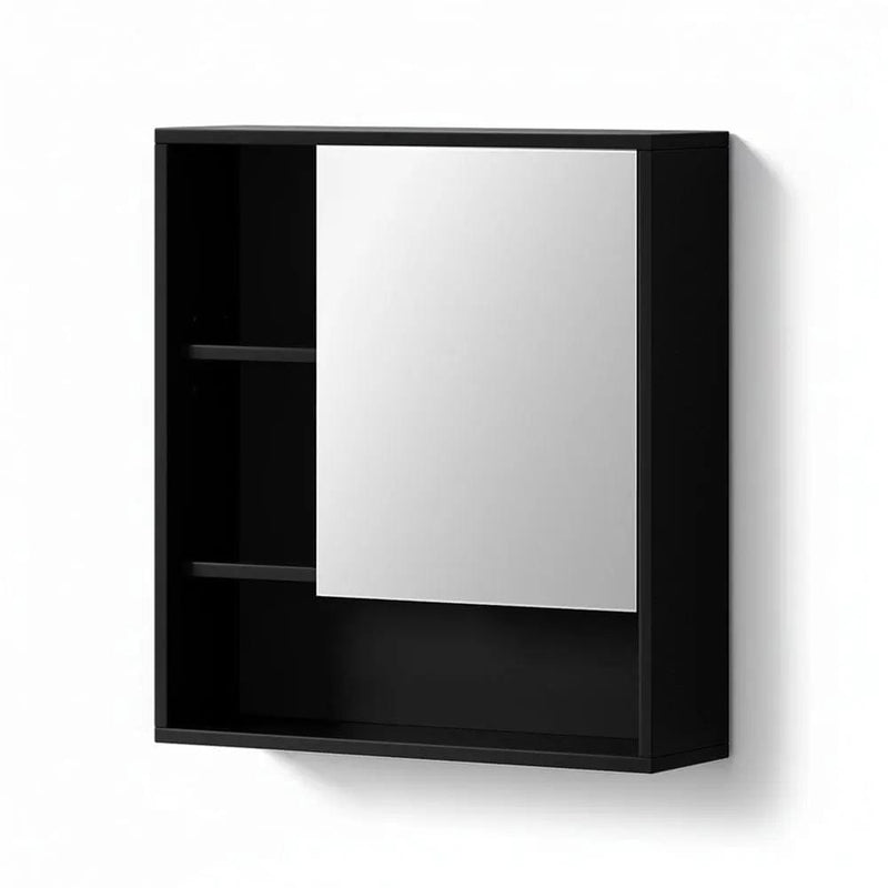SportZone.co.nz Furniture > Bathroom > Bathroom Cabinets, Cupboards & Storage Cefito Bathroom Mirror Cabinet Mirrored Medicine Adjustable Shelf Wall Mounted 560mm Black Cefito Bathroom Mirror Cabinet Mirrored Medicine Adjustable Shelf Wall Mounted 560mm Black