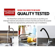 Cefito Kitchen Mixer Tap Mixer Round Sink Faucet Basin Laundry Chrome by SportZone.co.nz