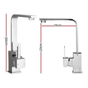 SportZone.co.nz Home & Garden > DIY Cefito Kitchen Mixer Tap Mixer Square Sink Faucet Basin Laundry Chrome Cefito Kitchen Mixer Tap Mixer Square Sink Faucet Basin Laundry Chrome