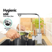 SportZone.co.nz Home & Garden > DIY Cefito Kitchen Mixer Tap Mixer Square Sink Faucet Basin Laundry Chrome Cefito Kitchen Mixer Tap Mixer Square Sink Faucet Basin Laundry Chrome