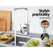 SportZone.co.nz Home & Garden > DIY Cefito Kitchen Mixer Tap Mixer Square Sink Faucet Basin Laundry Chrome Cefito Kitchen Mixer Tap Mixer Square Sink Faucet Basin Laundry Chrome