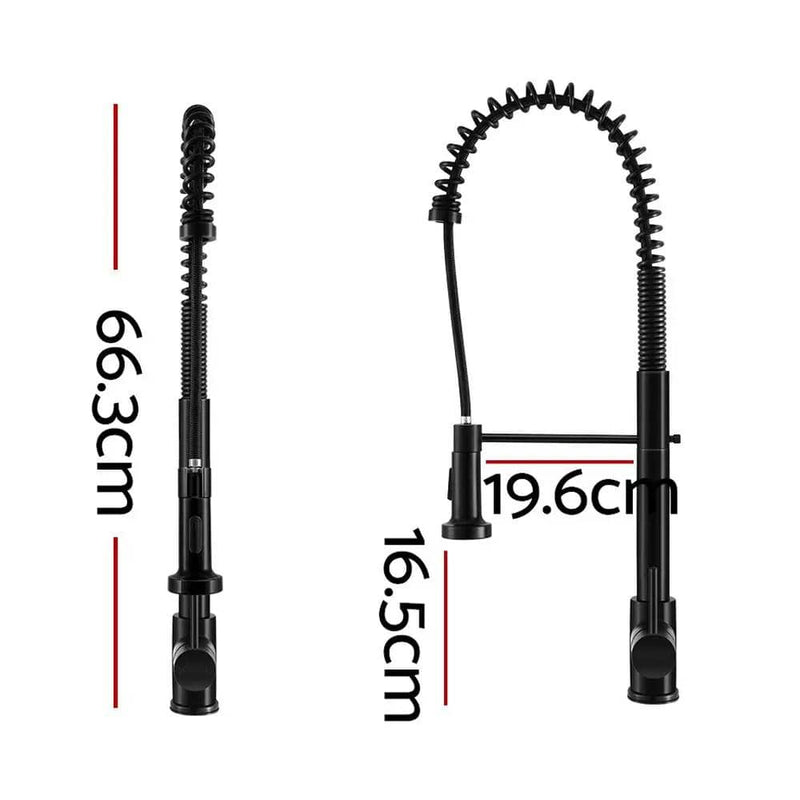 SportZone.co.nz Furniture > Bathroom > Tap & Sink Accessories Cefito Kitchen Mixer Tap Pull Down 2 Modes Sink Faucet Basin Laundry Black Cefito Kitchen Mixer Tap Pull Down 2 Modes Sink Faucet Basin Laundry Black