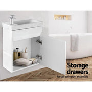 SportZone.co.nz Furniture > Bathroom > Bathroom Cabinets, Cupboards & Storage Cefito Vanity Unit 400mm with Basin White Cefito Vanity Unit 400mm with Basin White