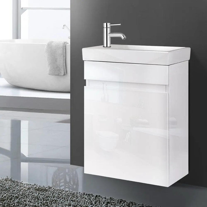 SportZone.co.nz Furniture > Bathroom > Bathroom Cabinets, Cupboards & Storage Cefito Vanity Unit 400mm with Basin White Cefito Vanity Unit 400mm with Basin White