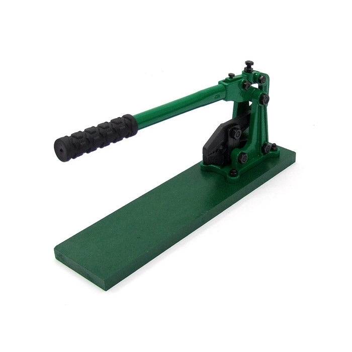 Centro Bench Crimper - Small - Centro CT-180 Heavy Duty Bench Crimper on a green base.