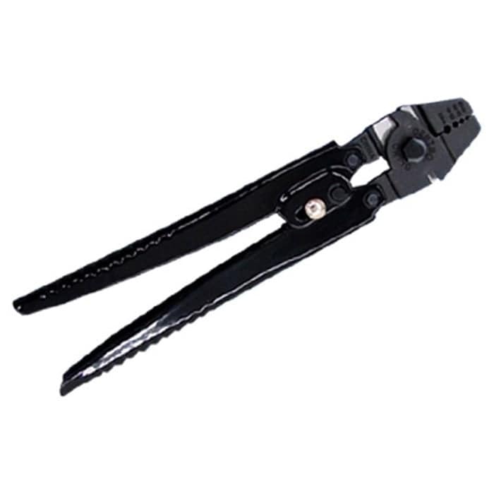 Centro Hand Crimper Mini precision swager with hardened steel jaws and safety lock.